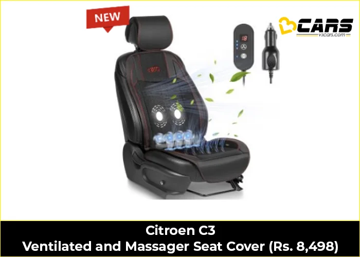 Citroen C3 Ventilated and Massager Seat Cover (Rs. 8,498)